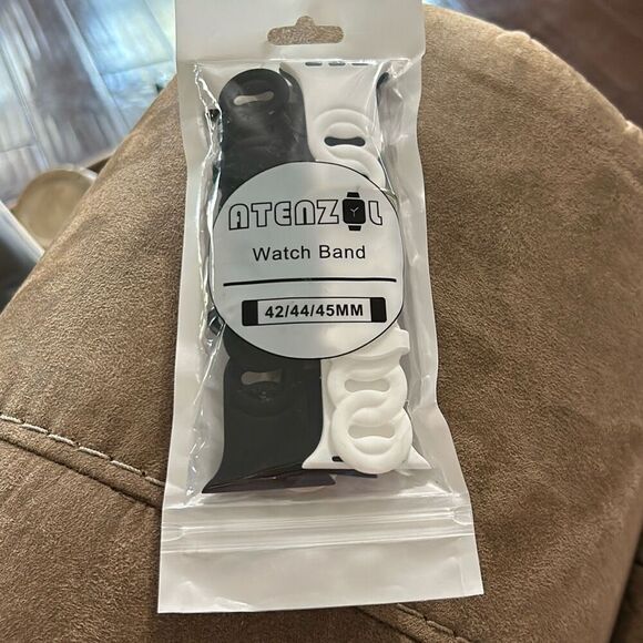 No Brand Other - Braided Silicone Bands Compatible with Apple Watch 42mm /44mm /45mm